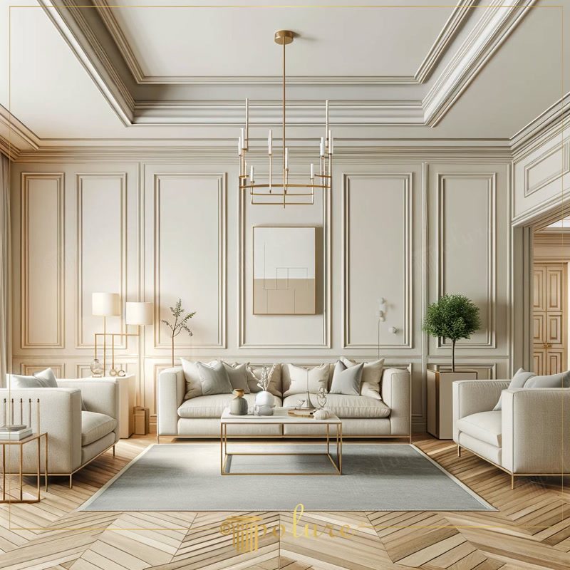 <p>

    <h1>Poliüretan Detaylarla Modern Klasik Oturma Odası Tasarımları ve Dekorasyon Fikirleri</h1>
    <p>Modern klasik oturma odası tasarımları, 