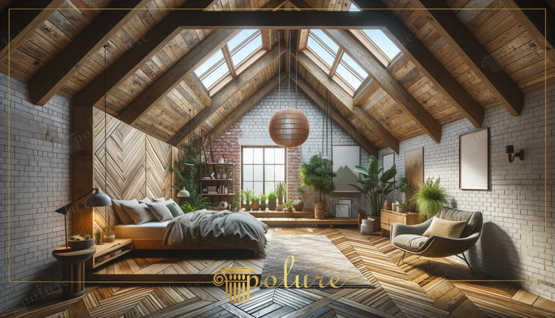 <p>

    <h1>Poliüretan Kirişlerle Rustik Loft Yatak Odası Tasarımı</h1>
    <p>Rustik loft yatak odası tasarımı, sıcak ve davetkar bir atmosfer yarat