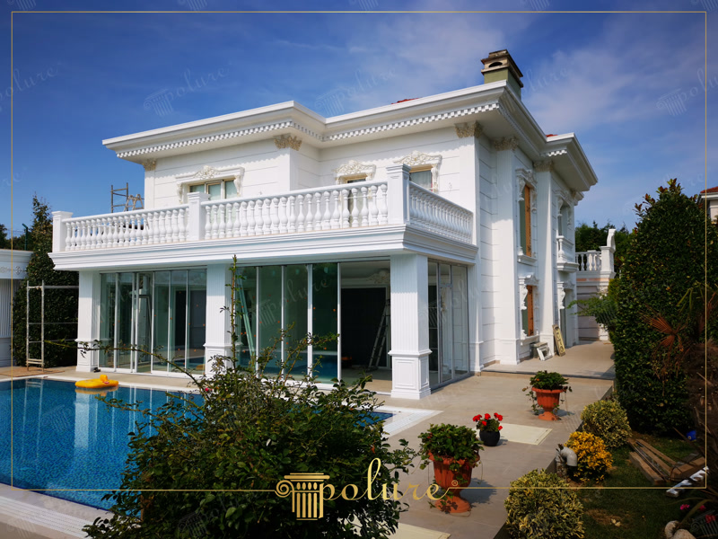 <p>
<h1>Poliüretan Klasik Villa Mimarisinde Modern Dokunuşlar</h1>

<p>Klasik villa mimarisi, zarif detayları ve şık hatlarıyla her zaman göz alıcı ol