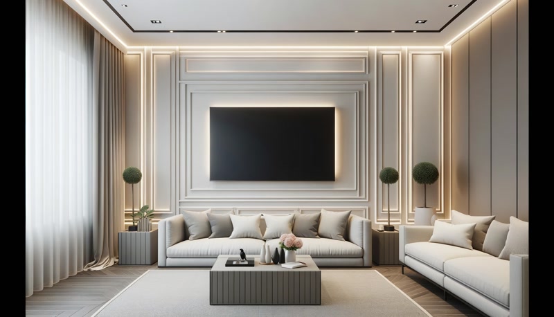 <p>

    <h1>Poliüretan TV Arkası Çıta Modelleri ile Modern ve Klasik Salon Dekorasyonu</h1>
    
    <p>Salon dekorasyonu, evin en önemli alanlarında