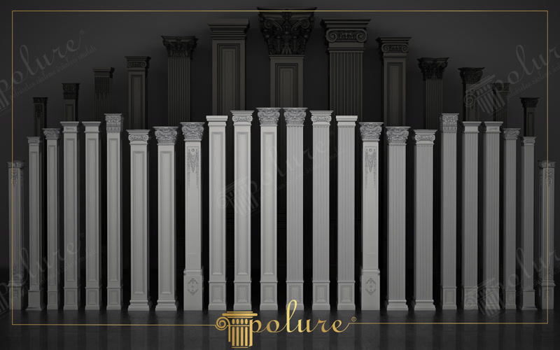 Duvar Kaplama ve Poliüretan Pilaster Sütun Modelleri Poliüretan pilaster sütun, bina cephelerinde ve iç mekan duvarlarında estetik bir derinlik oluşturan, duvar