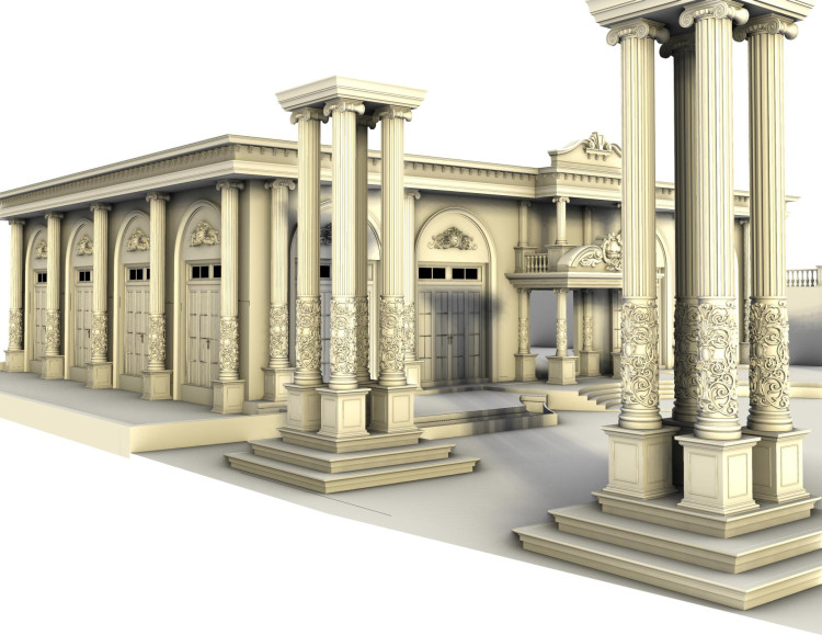 Tokat Gürme düğün salonu dıs cephe dekorasyonu Tokat Gürme Düğün Salonu projesinde salonun mimari tasarımını 3D olarak modelledik yüksek kaliteli render görsellerini hazırladık ve projede kullanılan tüm poliüretan dekoratif ürünleri kendi tesislerimizde ürettik Tasarım ve üretim sürecini uçtan uca yöneterek estetik dayanıklı ve özel ölçülere uygun çözümler sunduk