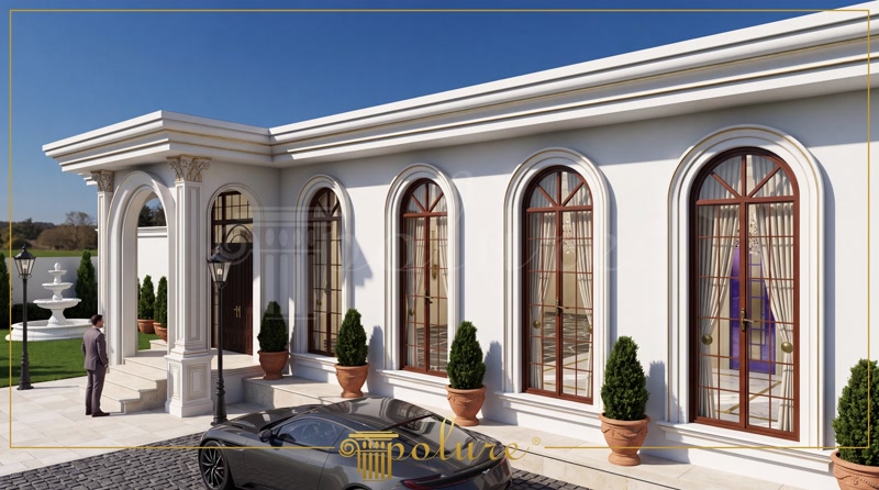 Pilaster Sütun Kaplamaları Poliüretan modelleri içerisinde yer alan pilaster sütun kaplamaları ile duvarlarınıza estetik dikey vurgular ve klasik detaylar kazan