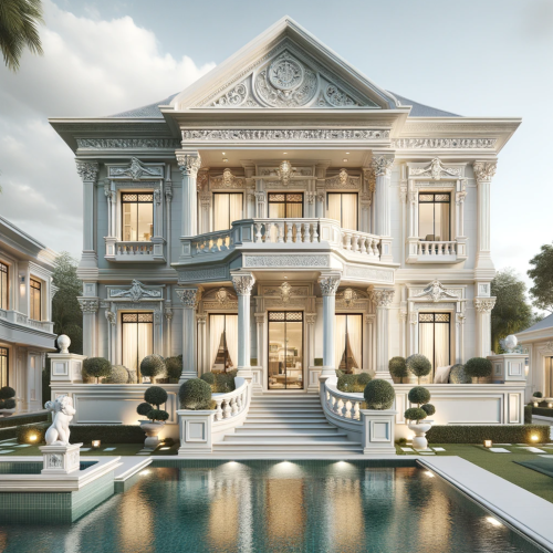 Klasik Dış cephe dekor - Klasik Dış dekorasyon kaplama modelleri a