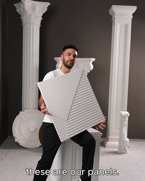 Kabartmalı çizgilere sahip farklı panel modeli elde tutuluyor