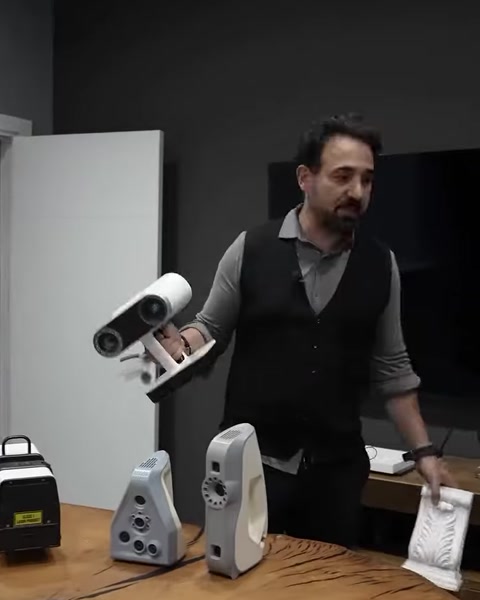 Elde tutulan taşınabilir 3D tarayıcının yapısı tanıtılıyor
