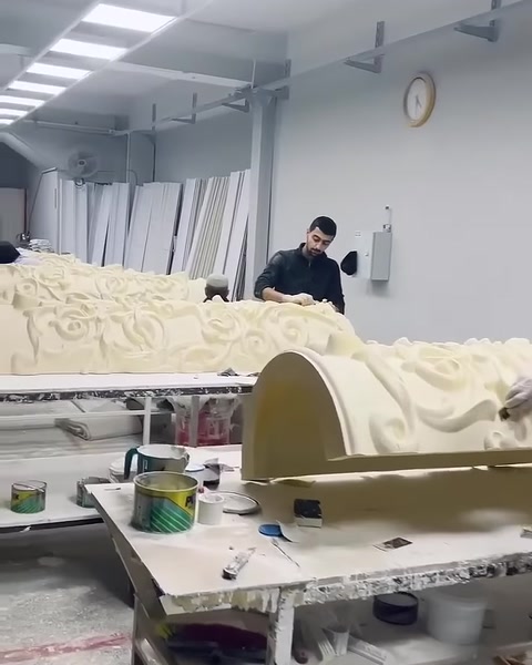 Poliüretan 60 cm Sütun Ayağı Modelleriyle Silindirik Sütun İmalatında Estetik ve Dayanıklılık — 0:07
