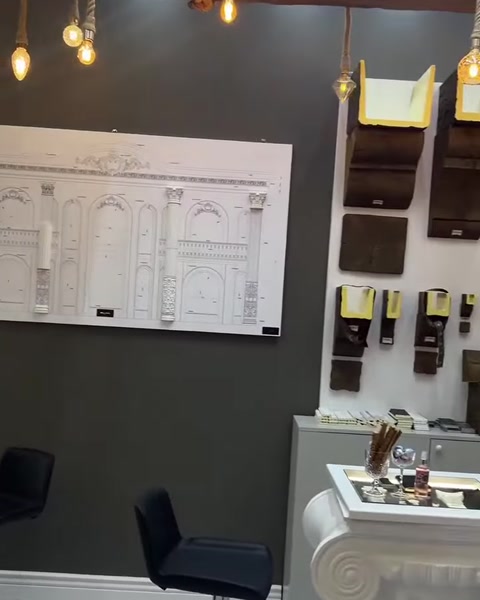 Polure Poliüretan Antik Sütun ve Söve Sistemleri ile Estetik Fuar Stand Tasarımları — 0:12