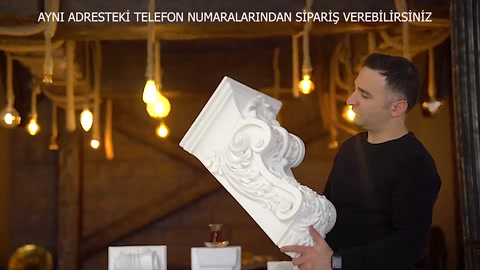 Büyük payandanın kıvrımlı yan profili yatay açıdan tanıtılıyor