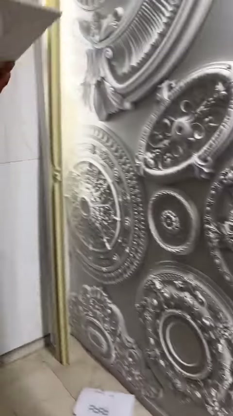 Poliüretan 3D Desenli Duvar Paneli Montajı