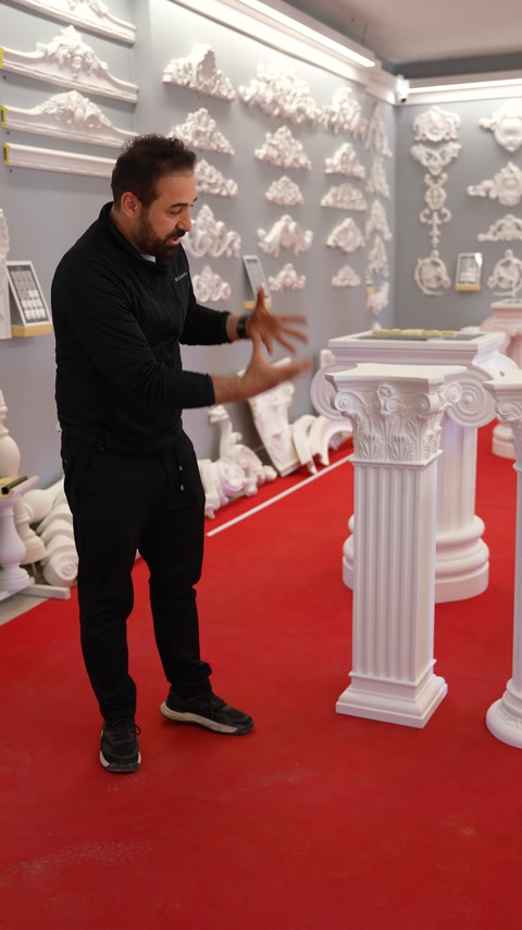 Hafif ve Sağlam Poliüretan Sütun ve Dekoratif Sehpalar