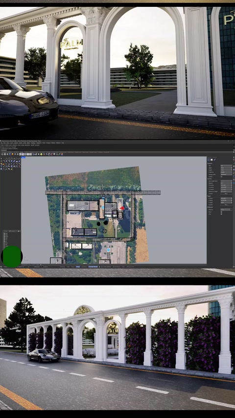 Viyana’da Düğün Salonu Dönüşümü: 3D Tasarımdan Dekoratif Cepheye