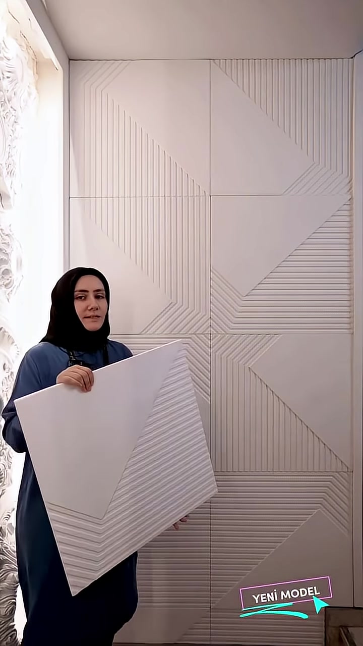 Polure Poliüretan 3D Desenli Paneller ile Dekoratif Duvar Çözümleri