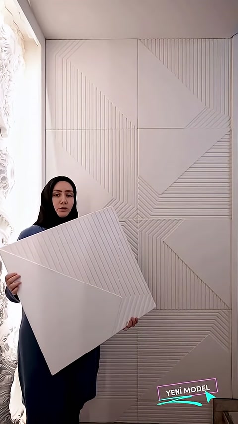 Polure Poliüretan 3D Desenli Paneller ile Dekoratif Duvar Çözümleri