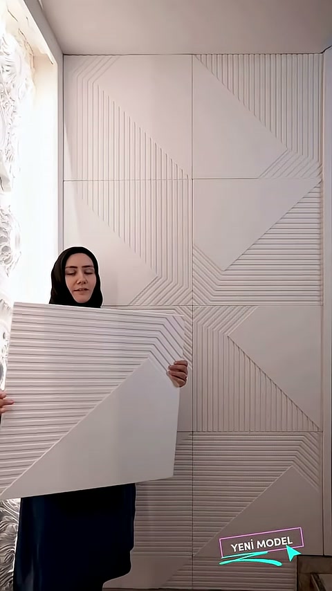 Polure Poliüretan 3D Desenli Paneller ile Dekoratif Duvar Çözümleri