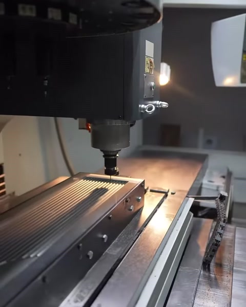 Uzun panel kalıbı makine tablası üzerinde üretime hazırlanıyor