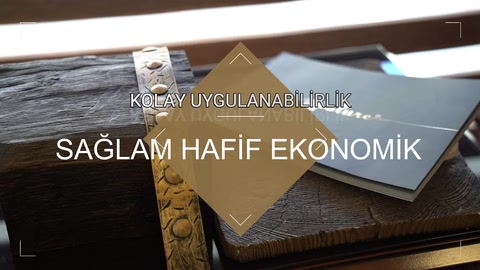 Dekoratif Kiriş Bandı - Poliüretan kiriş, kütük, mertek — 0:15