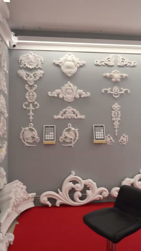 Poliüretan Dekoratif Motif Modelleri ve Duvar Süsleme Uygulaması