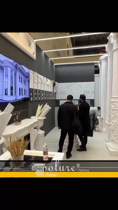Mimari Fuar Standında Poliüretan Söve ve Sütun Modelleri