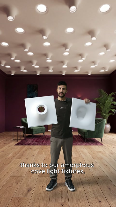 Amorf Armatür ve Gizli Işıklarla Mekanlara Son Dokunuş