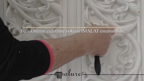 Poliüretan seperatör kaplama süsleme poliüretan söve boya kalitesi — 0:31