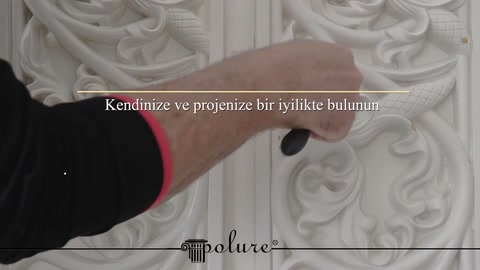 Poliüretan seperatör kaplama süsleme poliüretan söve boya kalitesi — 0:36