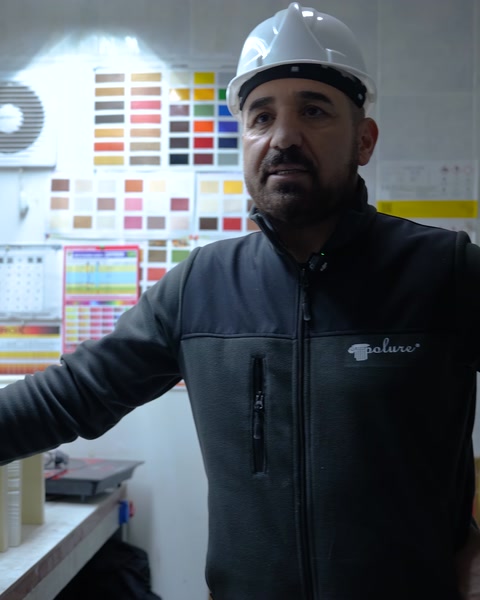 Kimyager laboratuvar ortamında ellerini açarak anlatım yapıyor