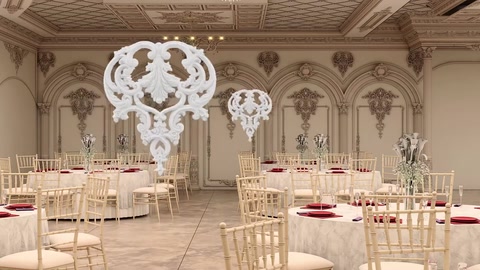 Salon dekorasyonuna uygun, kıvrımlı yaprak biçimli motif örnekleri