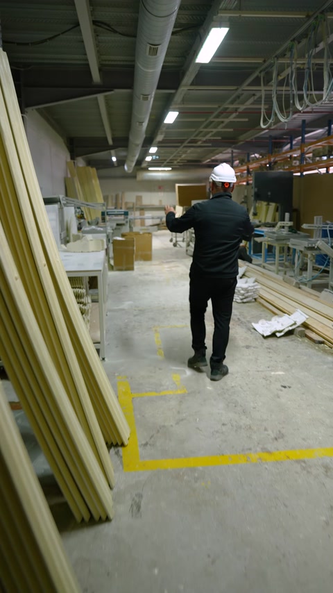 LED kanallı profilin hazırlanacağı geniş üretim bandı tanıtılıyor