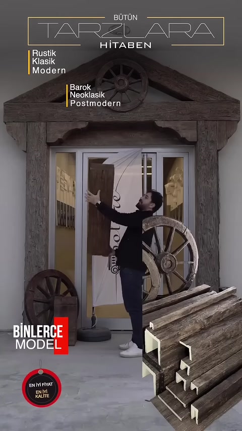 Poliüretan Kiriş, Mertek, Kütük ve At Arabası Tekerleği Modelleri
