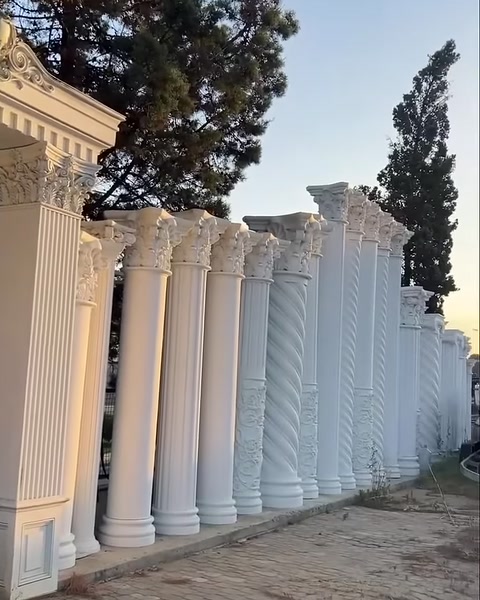 Polure Poliüretan Sütun Başlıkları ile Modern ve Klasik Mimari Dokunuşlar — 0:09