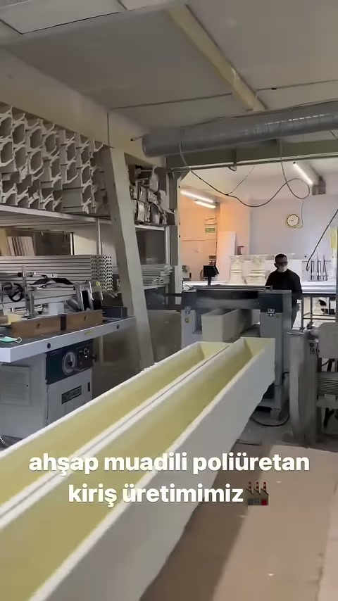 Poliüretan Kiriş İmalatı: Ahşap Dokulu Mertek ve Kütük Modelleri