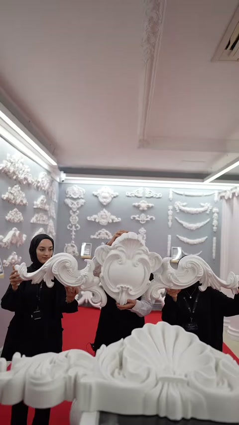 Poliüretan Taç Pediment Modelleri ve Dekoratif Motifler