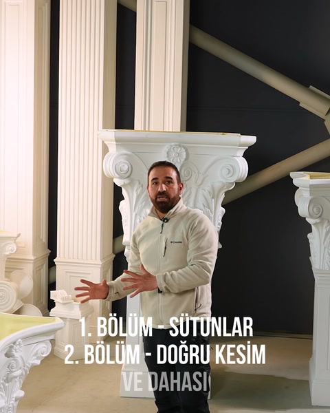 Sütun başlığı yanında doğru kesim tekniği konusu tanıtılıyor