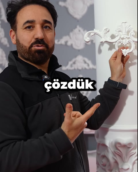 Polure Dekorasyon Tüm poliüretan dekorasyon ürünlerimizi esnek flex olarak üretebiliyoruz. — 0:05